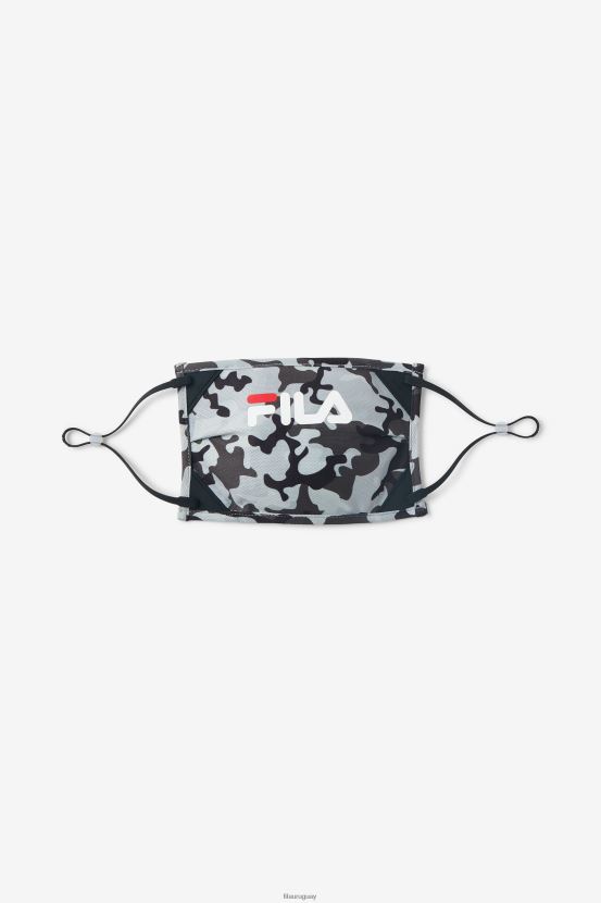 camuflaje negro/gris FILA mascarilla ajustable negro/gris camo fila 6L8PR21049