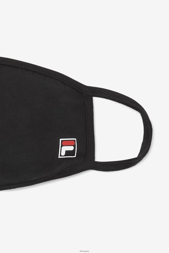 negro FILA Mascarilla negra con logo F-Box de Fila 6L8PR21059