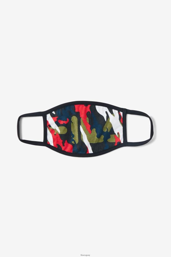 rojo/verde/camuflaje múltiple FILA fila mascarilla de camuflaje multicolor rojo/verde/camo 6L8PR21042