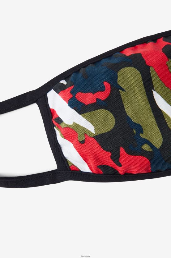 rojo/verde/camuflaje múltiple FILA fila mascarilla de camuflaje multicolor rojo/verde/camo 6L8PR21042