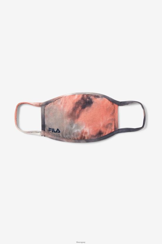 teñido anudado rojo FILA mascarilla de tela con teñido anudado rojo fila tinte anudado rojo 6L8PR21046