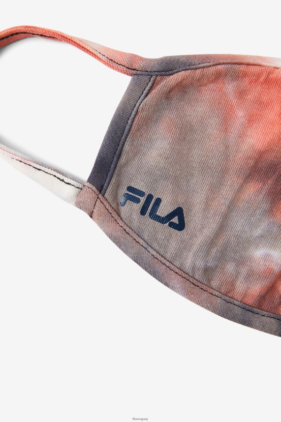 teñido anudado rojo FILA mascarilla de tela con teñido anudado rojo fila tinte anudado rojo 6L8PR21046