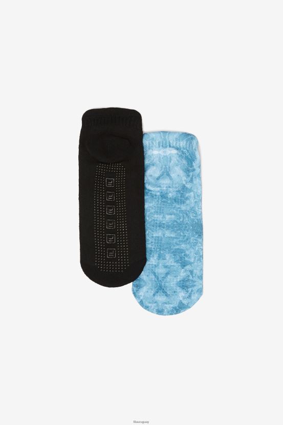 multi FILA fila calcetines de agarre teñido anudado multicolor para mujer, paquete de 2 6L8PR21080