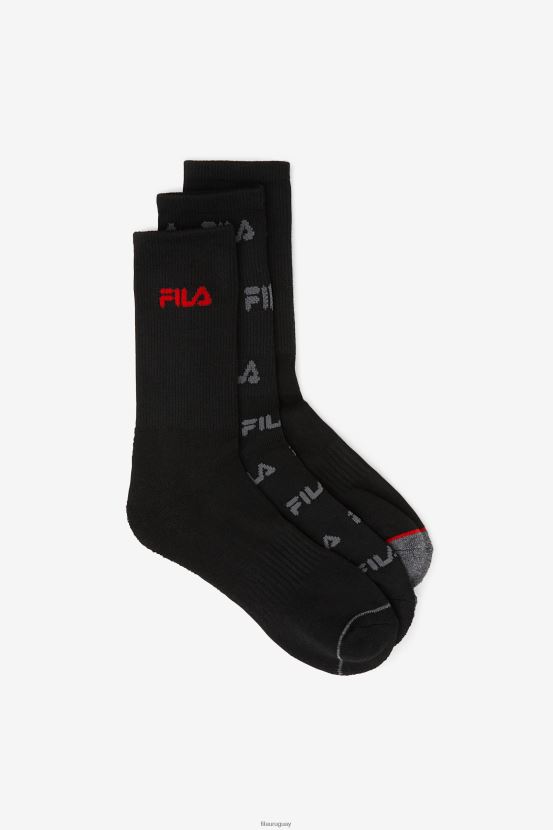 negro FILA fila calcetines deportivos para niños paquete de 6 negro 6L8PR21057