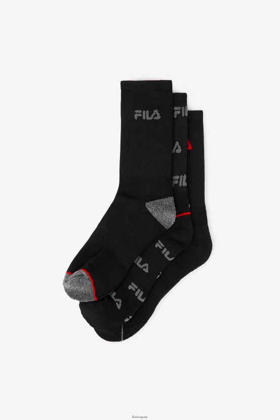negro FILA fila calcetines deportivos para niños paquete de 6 negro 6L8PR21057