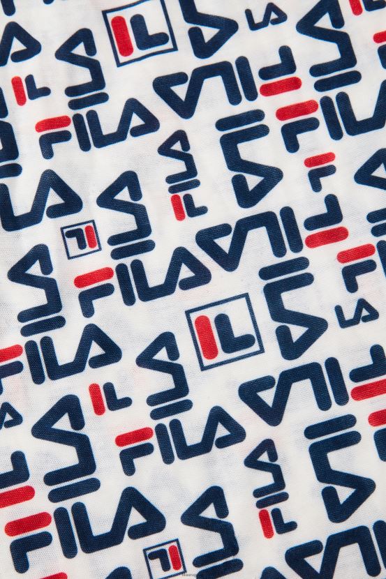 blanco multicolor FILA polainas fila blancas con múltiples logos repetidos 6L8PR21030