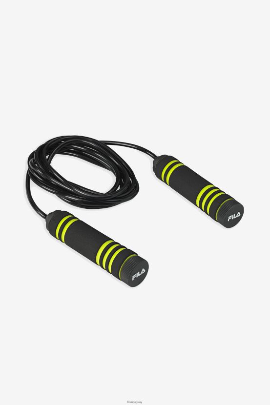 negro FILA fila cuerda de velocidad fácil de ajustar negro 6L8PR21099