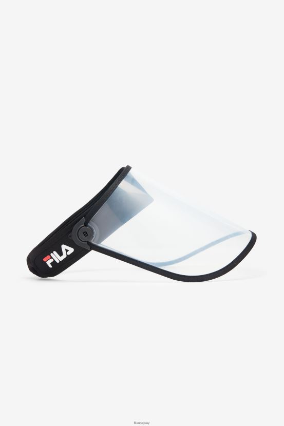 negro/claro FILA protector facial de plástico negro/transparente fila 6L8PR21050