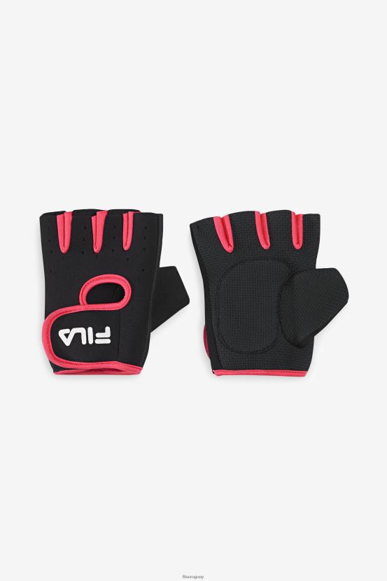 negro/rosa FILA guantes fitness fila mujer negro/rosa s/m 6L8PR21096