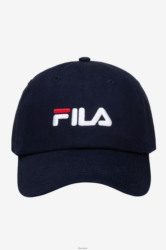 Armada FILA fila gorra de béisbol con logo bordado azul marino 6L8PR2997
