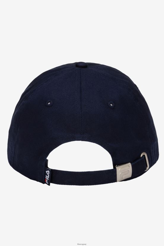 Armada FILA fila gorra de béisbol con logo bordado azul marino 6L8PR2997