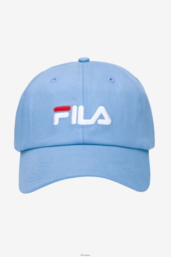 azul aciano FILA gorra de béisbol con logo bordado fila azul aciano 6L8PR2998