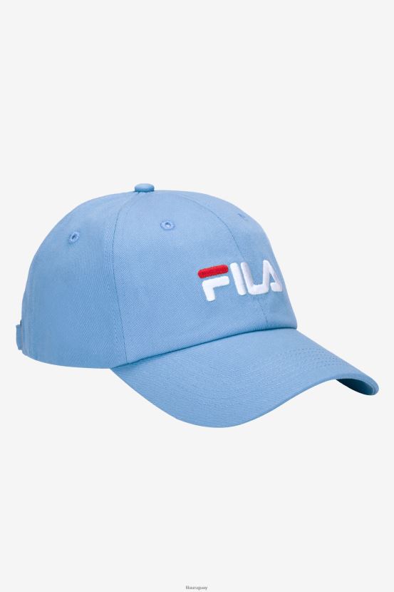 azul aciano FILA gorra de béisbol con logo bordado fila azul aciano 6L8PR2998