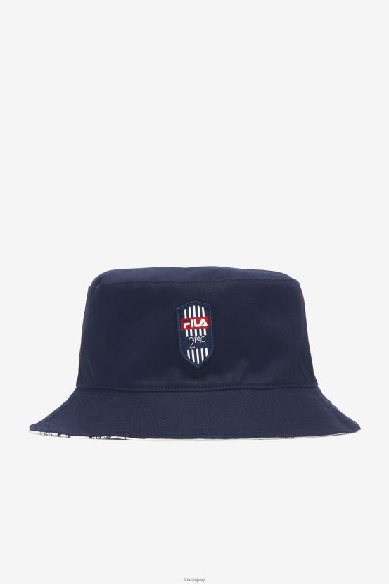 azul marino/blanco FILA gorra 2pac fila marino/blanco 6L8PR2968