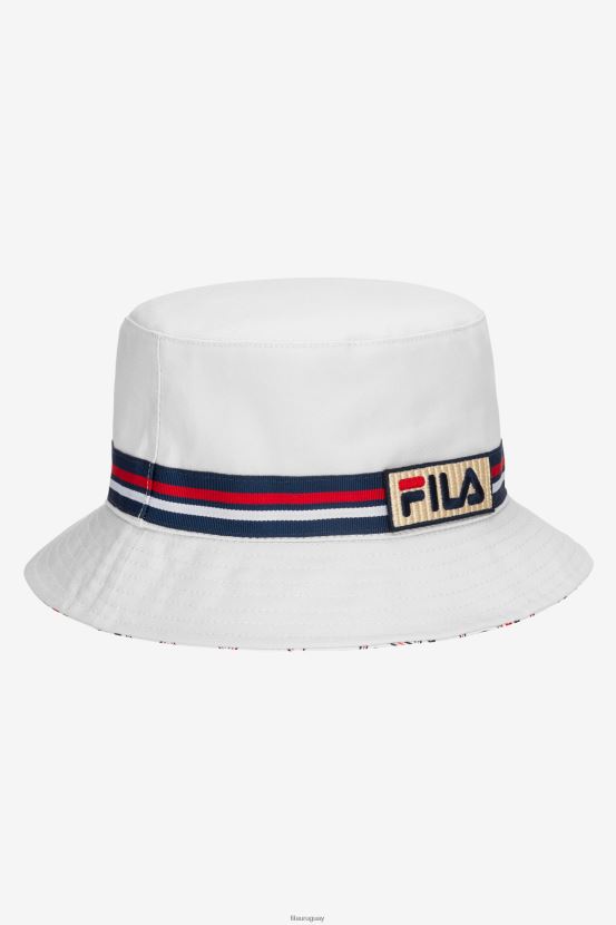blanco FILA sombrero de pescador reversible fila blanco 6L8PR2989