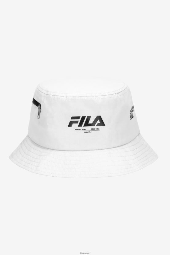 blanco FILA sombrero de pescador ripstop blanco fila 6L8PR2971