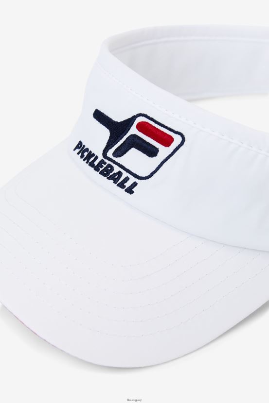 blanco rojo FILA visera pickleball fila blanco/rojo 6L8PR21130