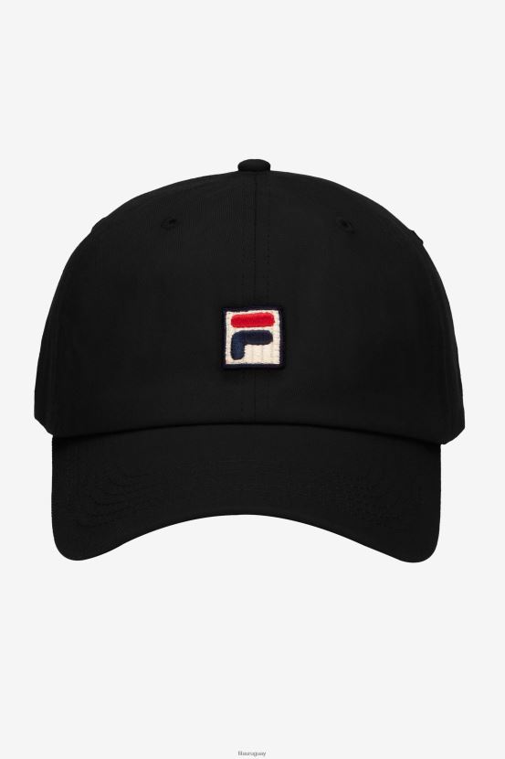 negro FILA gorra de béisbol fila f-box bordada negra 6L8PR21001