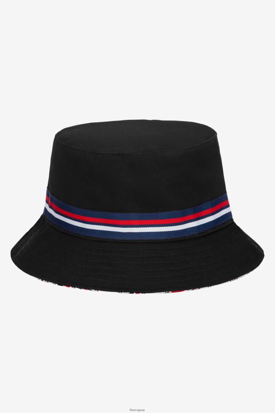 negro FILA sombrero de pescador reversible negro fila 6L8PR2988