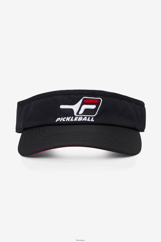 negro/rojo FILA visera fila pickleball negra/roja 6L8PR21131