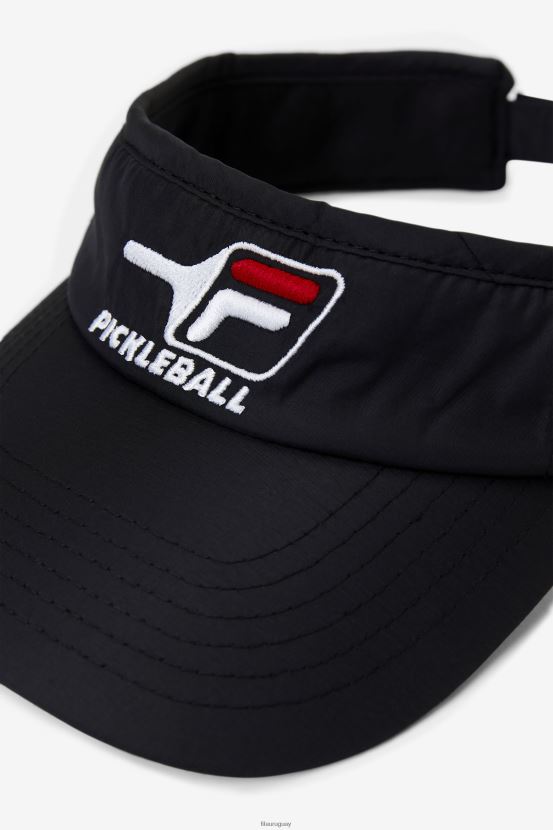 negro/rojo FILA visera fila pickleball negra/roja 6L8PR21131