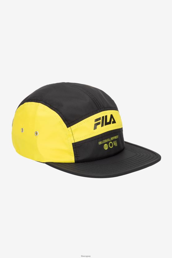 ponche de lima/negro FILA Gorra camper de 5 paneles fila lime punch/black 6L8PR2974