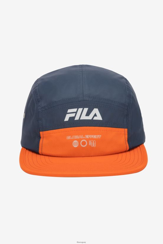 tomate azul marino/cherry FILA gorra camper fila 5 paneles azul marino/tomate cereza 6L8PR2975