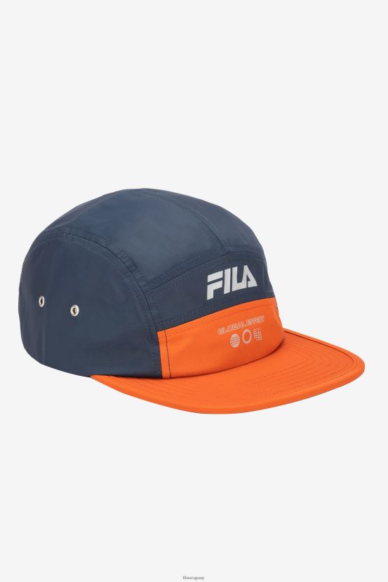 tomate azul marino/cherry FILA gorra camper fila 5 paneles azul marino/tomate cereza 6L8PR2975