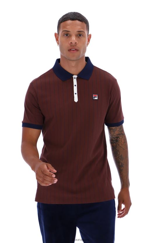 FILA fila bb1 polo clásico de moda a rayas vintage 6L8PR23315