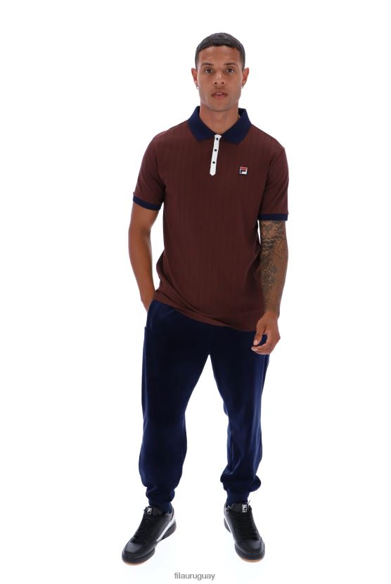 FILA fila bb1 polo clásico de moda a rayas vintage 6L8PR23315