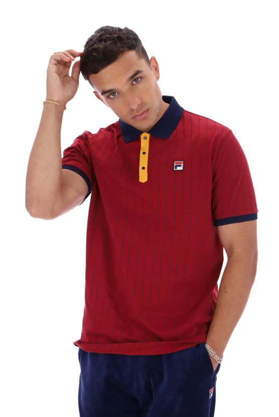 FILA polo fila bb1 clásico vintage a rayas 6L8PR23216