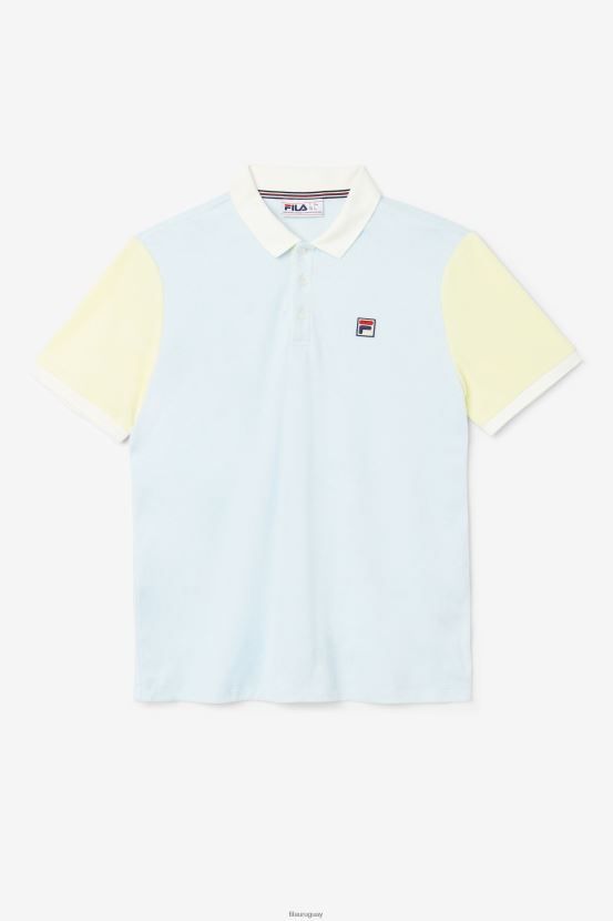 azul/amarillo tierno/malvavisco FILA fila gramme polo azul/tierno amarillo/marshmallow 6L8PR2373