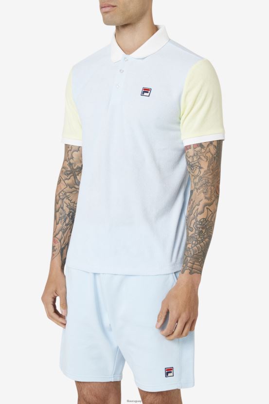 azul/amarillo tierno/malvavisco FILA fila gramme polo azul/tierno amarillo/marshmallow 6L8PR2373