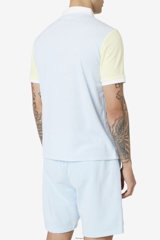 azul/amarillo tierno/malvavisco FILA fila gramme polo azul/tierno amarillo/marshmallow 6L8PR2373