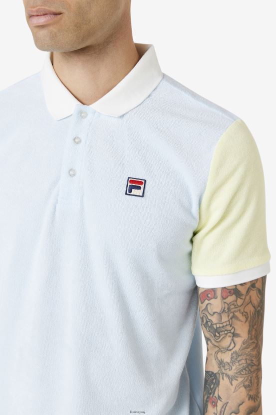 azul/amarillo tierno/malvavisco FILA fila gramme polo azul/tierno amarillo/marshmallow 6L8PR2373