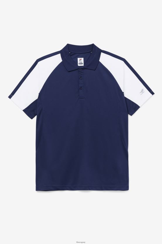 azul marino/blanco FILA polo pickleball azul marino/blanco fila 6L8PR21115