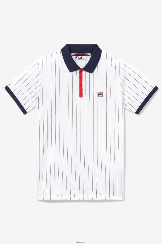 blanco/azul marino/rojo FILA polo bb1 blanco/azul marino/rojo fila 6L8PR2419