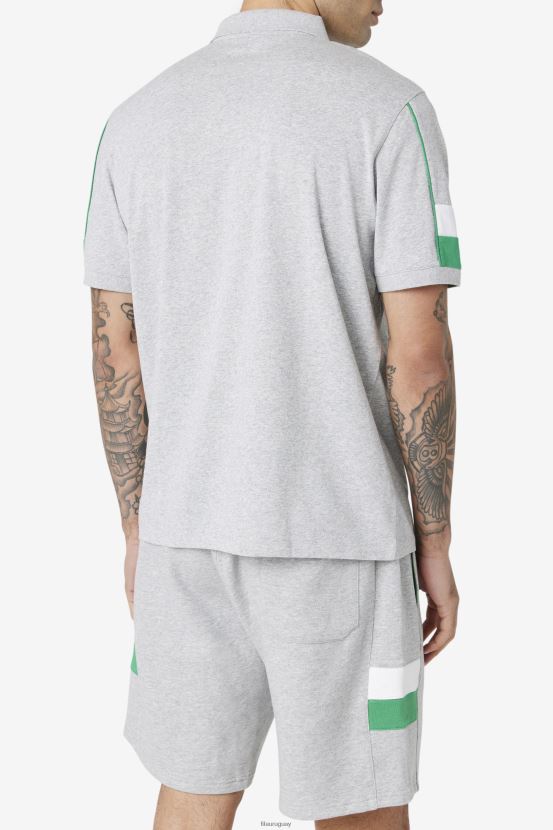 gris claro/gominola/blanco FILA fila coda polo gris claro/jelly bean/blanco 6L8PR2421