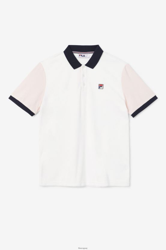 malvavisco/rosa/azul marino FILA polo gramme fila marshmallow/pink/navy 6L8PR2374