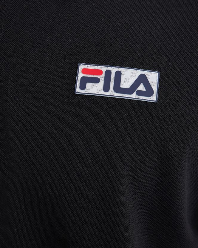 negro FILA polo fila asher hombre negro 6L8PR22367