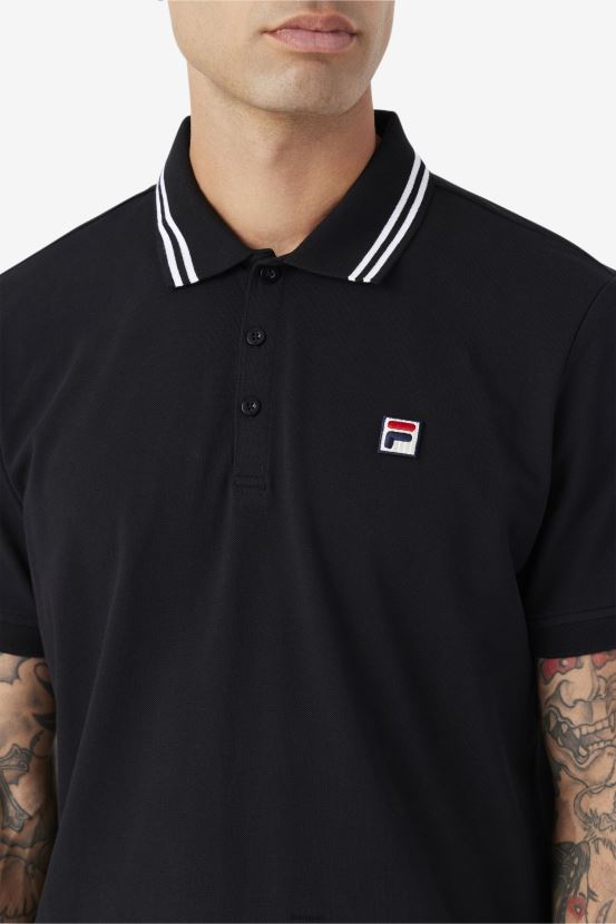 negro FILA polo fila jelen negro 6L8PR2426