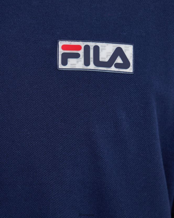 nueva marina FILA polo fila asher hombre nuevo azul marino 6L8PR22371