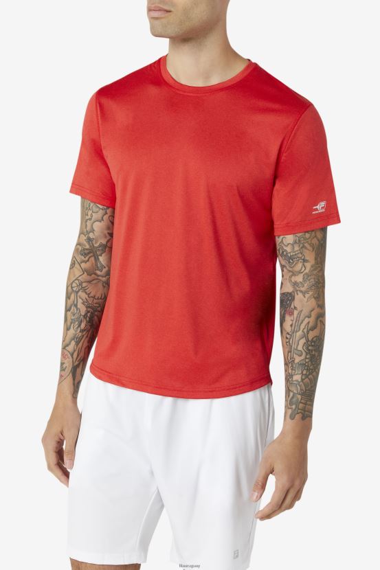 rojo FILA fila roja pickleball con dobladillo festoneado 6L8PR21108