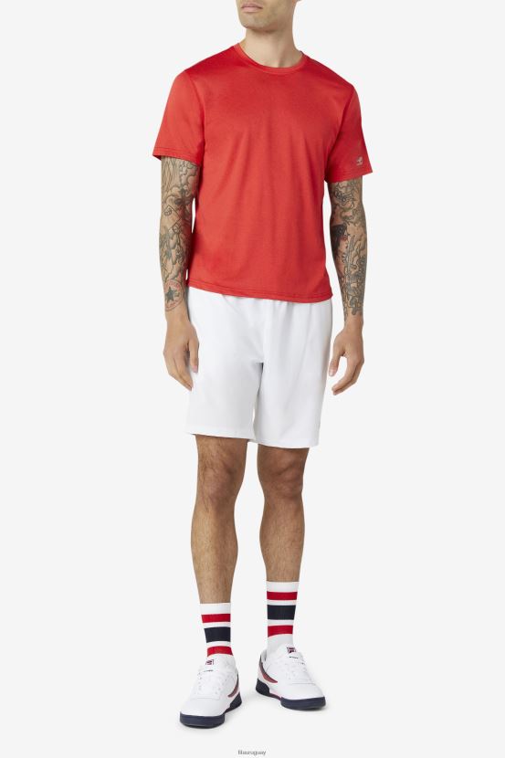 rojo FILA fila roja pickleball con dobladillo festoneado 6L8PR21108