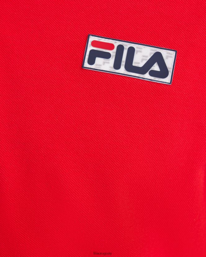 rojo FILA polo asher fila rojo hombre 6L8PR22372