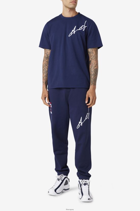 Armada FILA camiseta fila azul marino Grant Hill Cormac 6L8PR2226