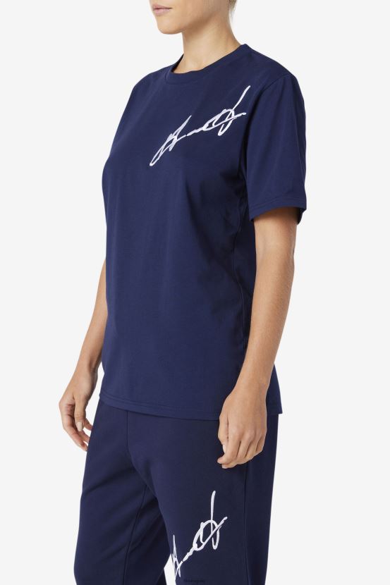 Armada FILA camiseta fila azul marino Grant Hill Cormac 6L8PR2226