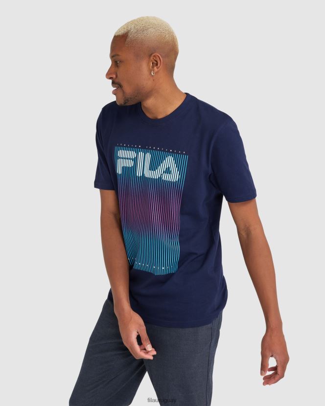 Armada FILA camiseta fila cedrick azul marino para hombre 6L8PR22326