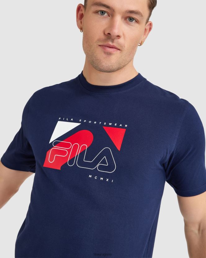 Armada FILA camiseta fila shaw hombre azul marino 6L8PR22321