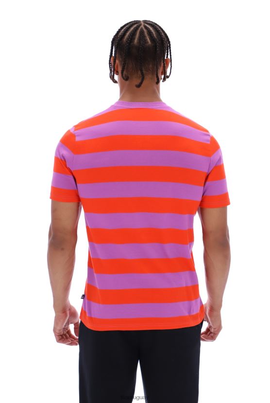 FILA fila barney camiseta unisex extragrande a rayas 6L8PR23259